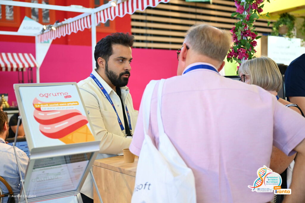 Stand R85 Agrume - démonstration logiciel avec Deny Alves
