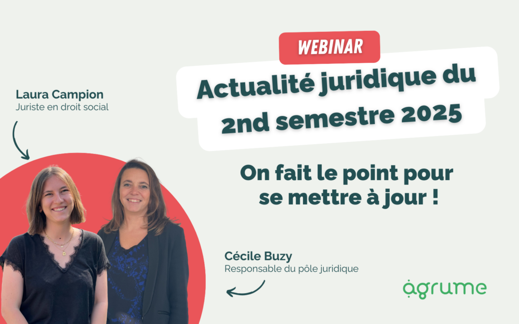 Webinar - l'actualité juridique du 2nd semestre 2025