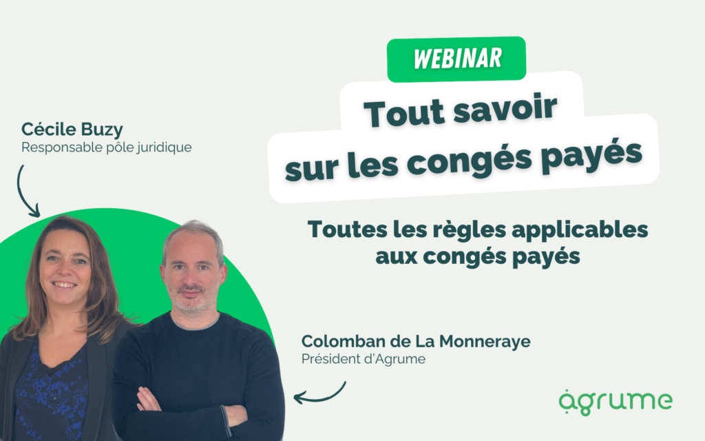 Webinar 27/01/2026 - Tout savoir sur les congés payés