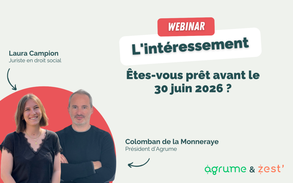 Webinar : l'intéressement - règles et mise en place